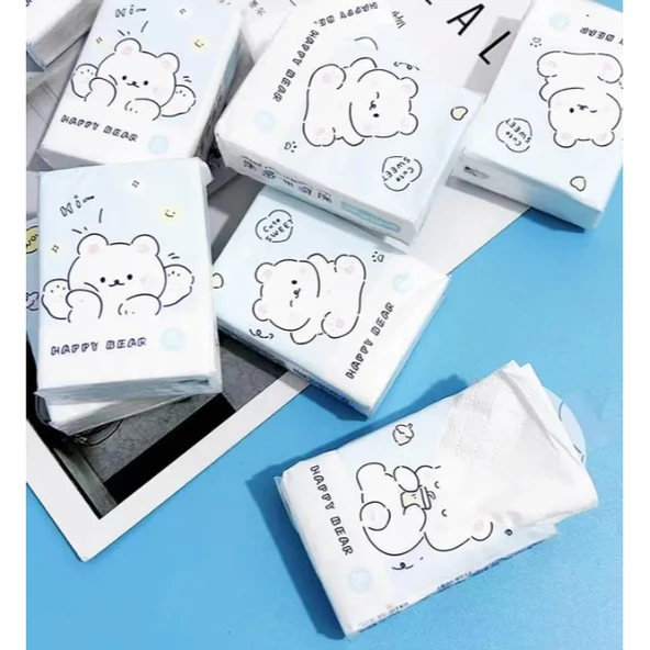 Sevimli Figürlü Çocuk Mendili 9'lu Paket - 3