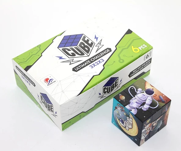 MDB Uzay Temalı Küp Yapboz ürün görseli 1