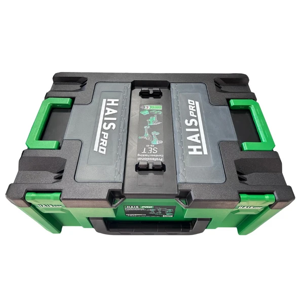 HaisPro Akülü Set - 3'lü Profesyonel Akülü Set + 2X4 Ah Çift Akü - RB-01 - Resim 3