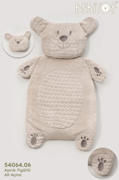 Bebitof Sevimli Figürler Elyaf Dolgulu 2 Parça Altaçma BBTF.GRİ54064 - 4