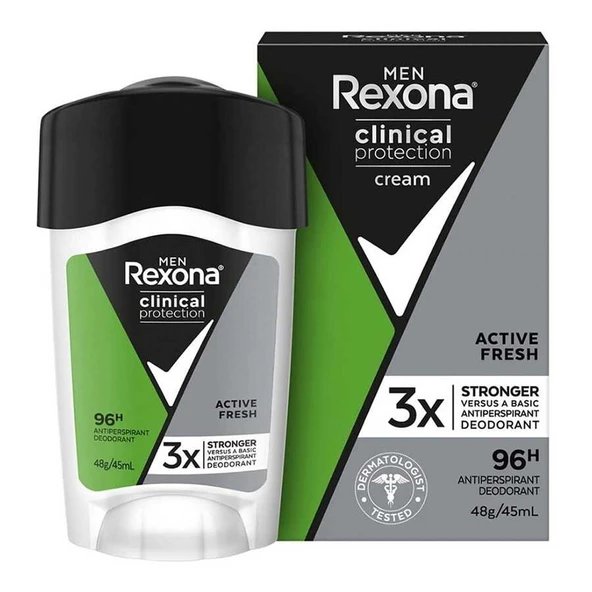 Rexona Men Clinical Protection Active Fresh Erkek Roll-On 45 Ml ürün görseli