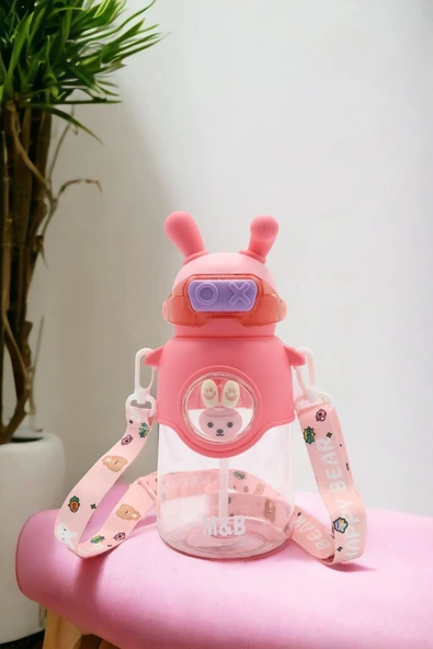 MDB Sevimli Tavşan Su Matarası - Resim 2