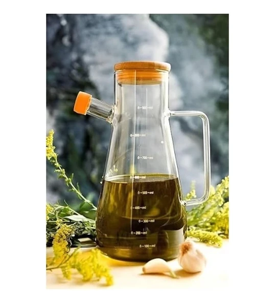 MDB Borosilikat Cam 900 ml. Yağdanlık - Resim 5