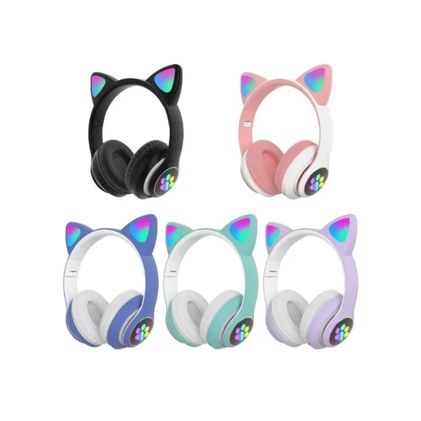 MDB Kedi Figürlü Bluetooth Kulaklık ürün görseli 1