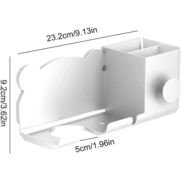 MDB Ayıcık Figürlü Saç Kurutma Makinesi Tutucu - Resim 3
