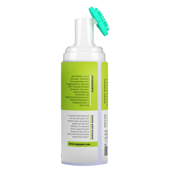 CuppyPet Köpek Pati Temizleme Köpüğü 150 ml - 2