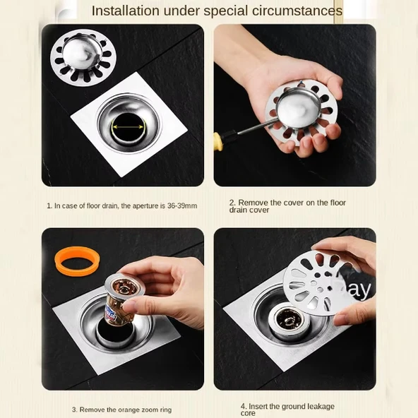 Koku ve Geri Akış Önleyici Gider Aparatı - 4