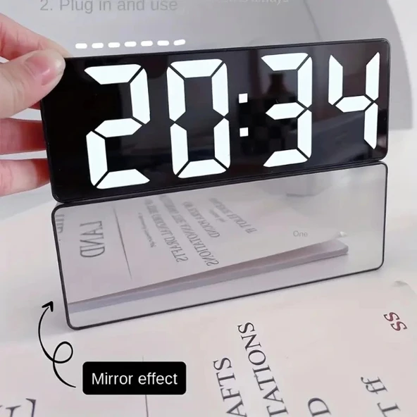 MDB Dijital Sese Duyarlı Alarmlı Masa Saati - Resim 2