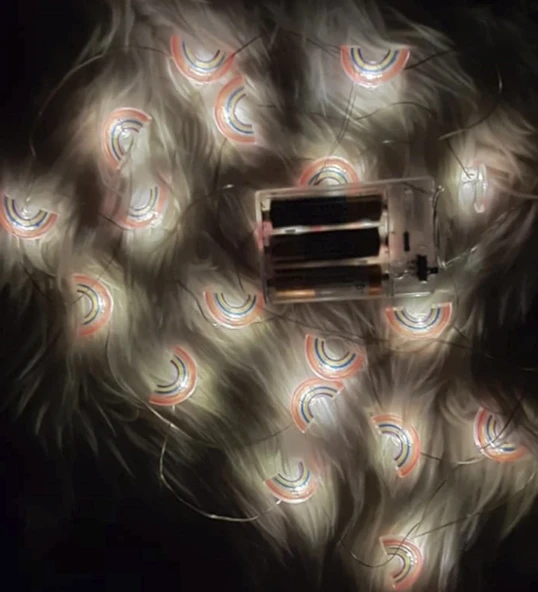 Led Işıklı Gökkuşağı Dekoratif İp - 2