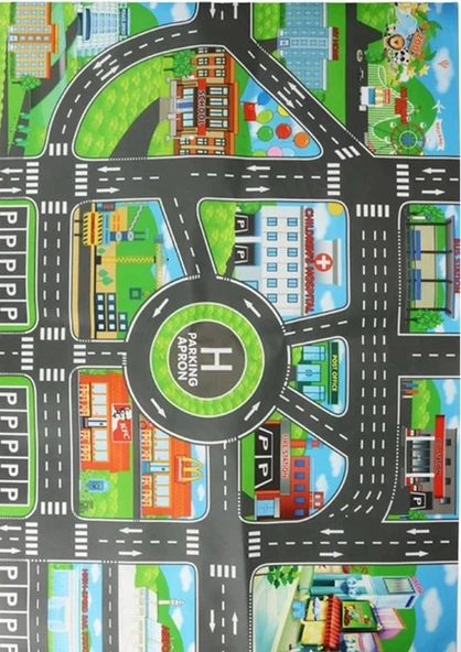 MDB Çocuk Oyun Matı (Mutlu Şehir Hayatı) - Resim 3