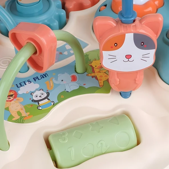 Let's Be Child Türkçe Konuşan Eğlenceli Eğitici Aktivite Masası - 6