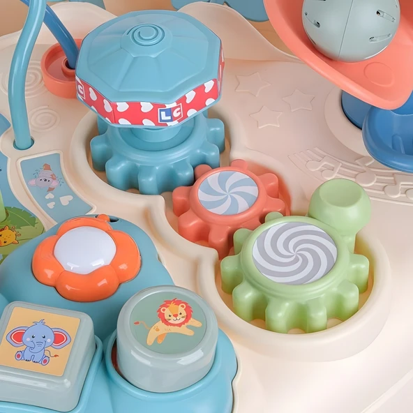 Let's Be Child Türkçe Konuşan Eğlenceli Eğitici Aktivite Masası - 7