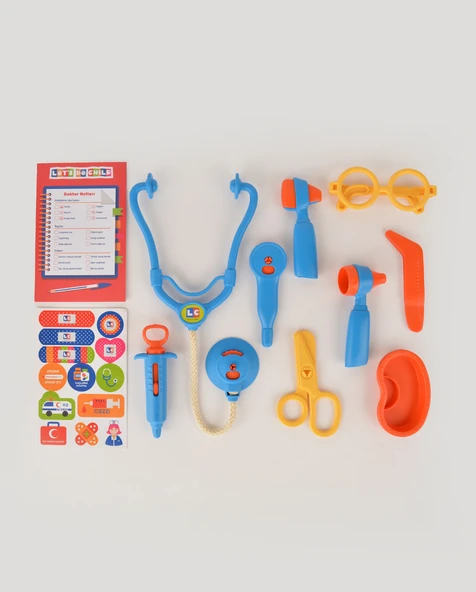 Let's Be Child Çantalı Doktor Seti Mavi - 4