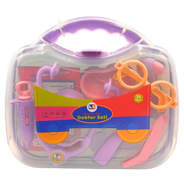 Let's Be Child Çantalı Doktor Seti Mor