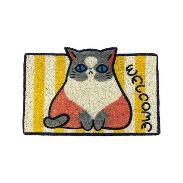 MDB Sevimli Hayvan Tasarımlı Kapı Paspası - Resim 2