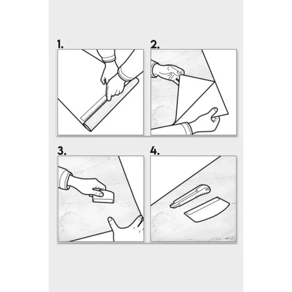 MDB Ahşap Görünümlü Kendinden Yapışkanlı Kaplama Folyosu 5 Metre - Resim 5