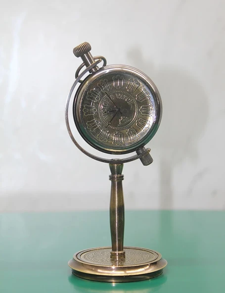 Masa Üstü Pirinç Saat Model 6 - 2