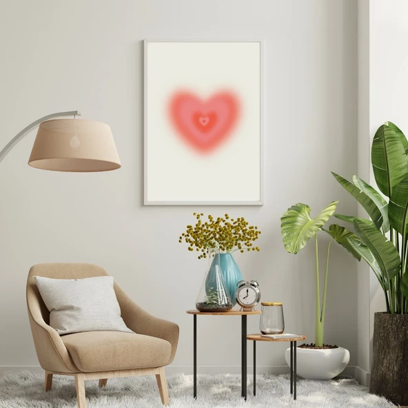 Self Love Care  Duvar Tablosu Çerçeveli 3'lü Set Beyaz Renk 35 x 50 Boyut/Ebat - Resim 3