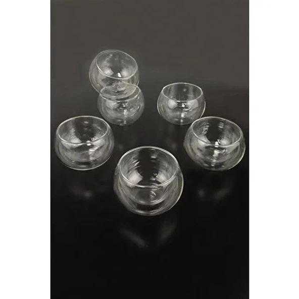 MDB Çift Cidarlı Cam Reçellik 6 Adet - Resim 2