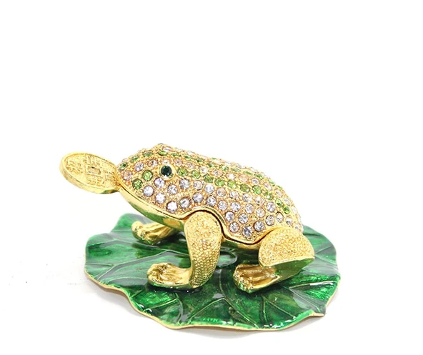 Swarovski Taşlı Tekli Kurbağa Model 2 - 2