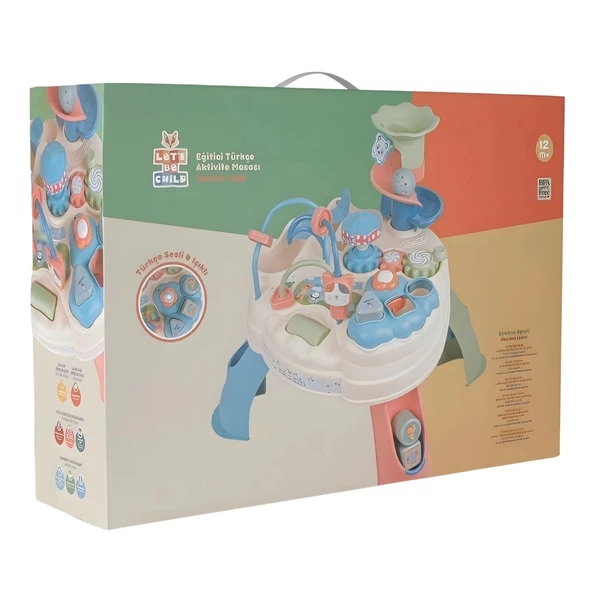 Let's Be Child Türkçe Konuşan Eğlenceli Eğitici Aktivite Masası ürün görseli 1
