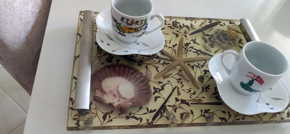 Deniz Manzaralı Tepsi - *** Çeşitli Ürünler İçin Mağzamızı Ziyaret edin *** ürün görseli