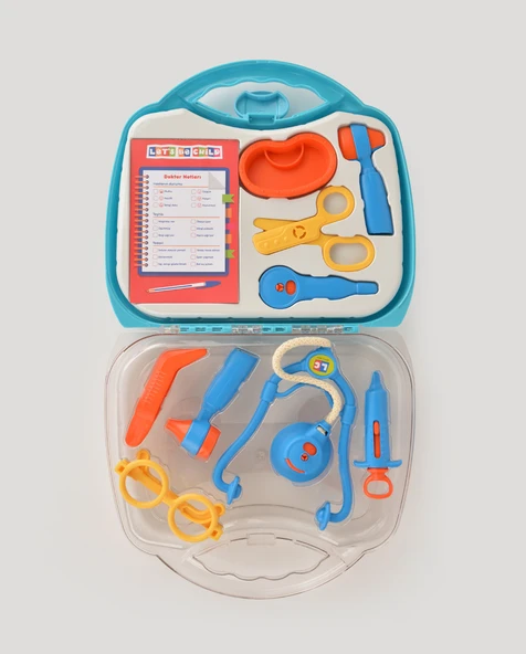 Let's Be Child Çantalı Doktor Seti Mavi