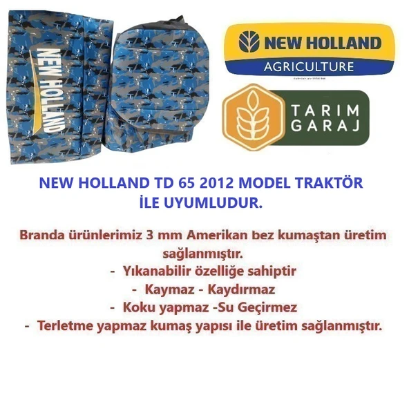 New Holland TD 65 Serisi Traktör Kılıfı Branda-2012 Model - Resim 3