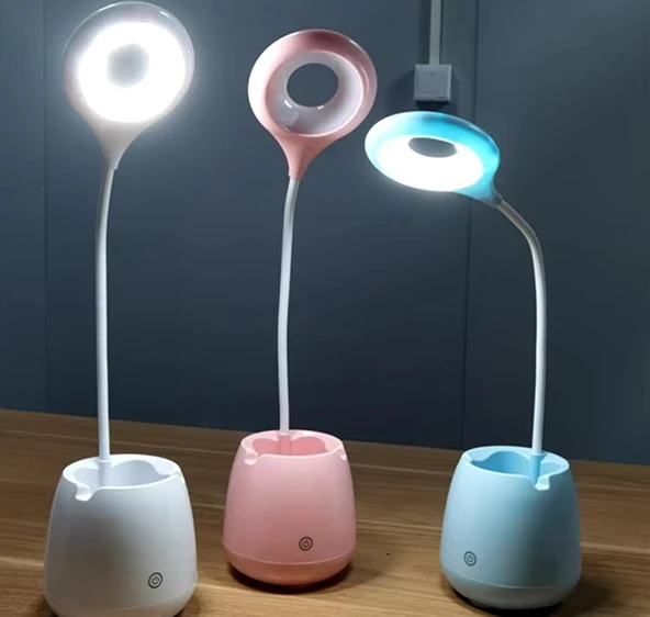 MDB Halka LED USB Şarjlı Masa Lambası ürün görseli 1