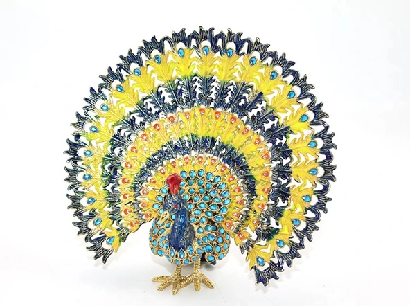 MDB Swarovski Taşlı Tavuskuşu Model 7 ürün görseli 1