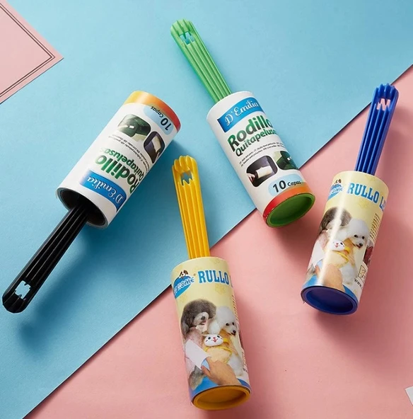 Yapışkanlı Tüy Toz Toplayıcı Rulo Seti - 5