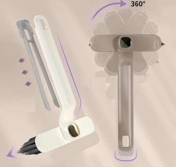 Döner Başlıklı Temizlik Fırçası Cımbızlı - 4