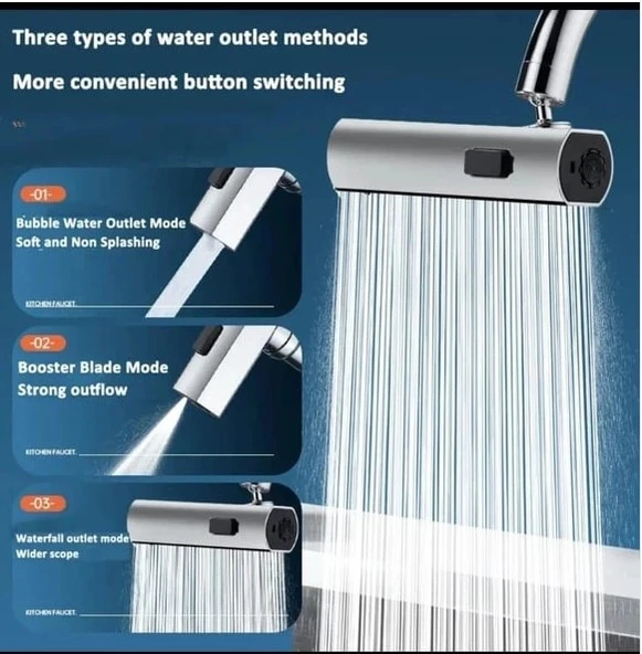 MDB 360 Derece Döner Musluk Başlığı ürün görseli 1