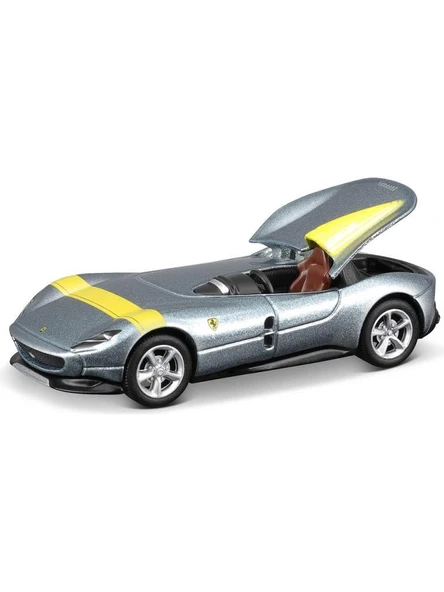 Maisto 1:64 Speed Icons - Ferrari Monza Sp1 Gümüş - 3