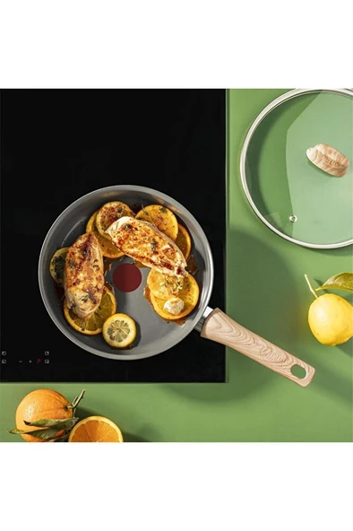 Ceramic Renew Seramik Kaplama Kısa Tencere - 24 cm - 8