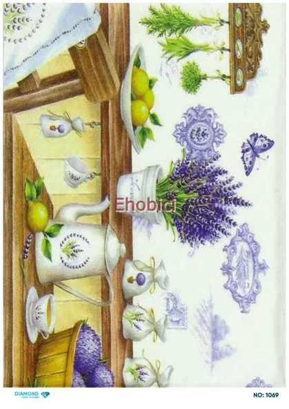 Diamond Pirinç Dekopaj Kağıdı - 1069 ürün görseli