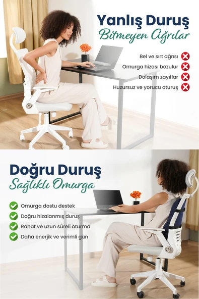 Anatomik Ortopedik Visco Bel Destek Yastığı Kilitli Sabitleme Lastiği, Ofis, Araba - 2