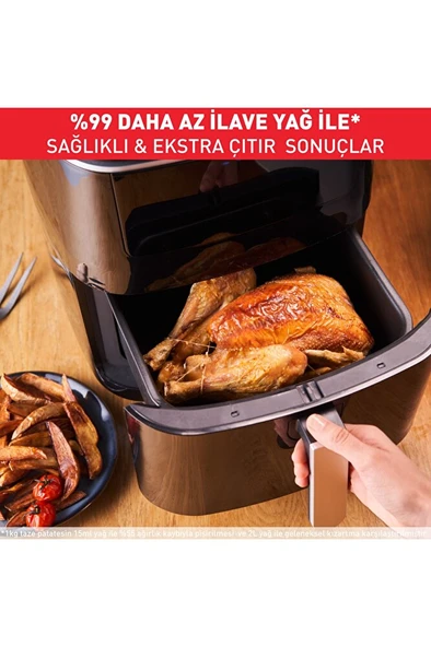 Easy Fry Grill & Steam 7 Programlı Az Yağlı Fritöz - 6,5 Litre - 2