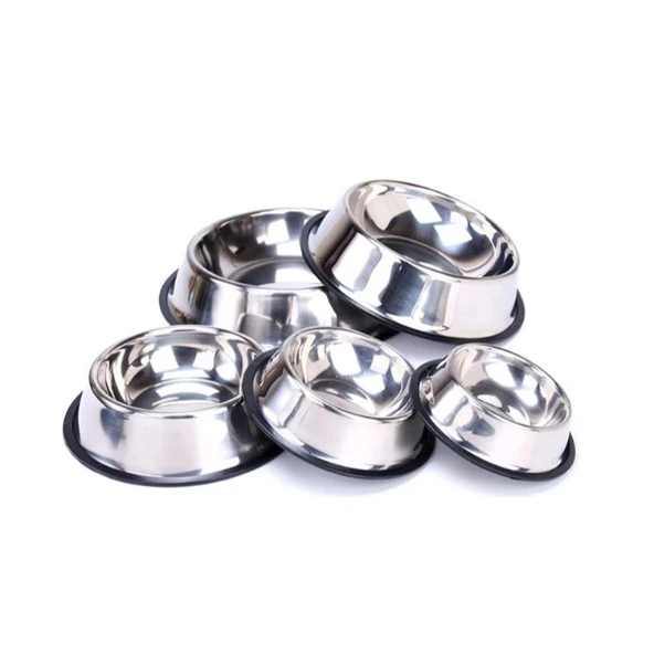 MDB Paslanmaz Çelik Metal Mama Kabı 34 cm. - Resim 4