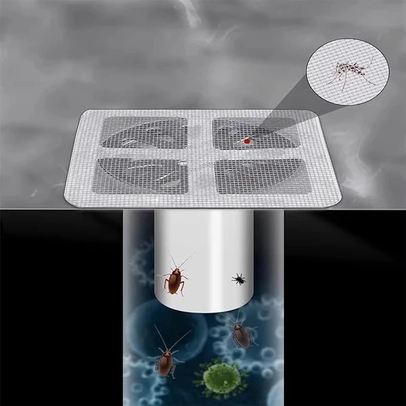 Lavabo Gider Süzgeci 10 Adet - Resim 3