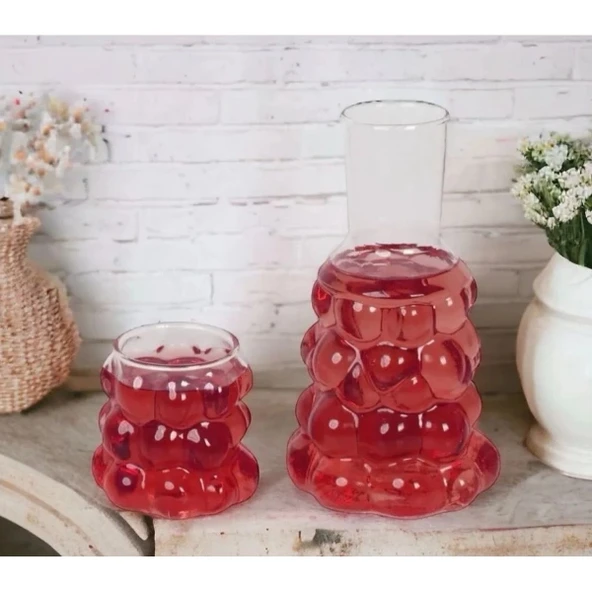 MDB Üzüm Desenli Başucu Sürahisi - Resim 2