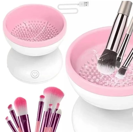 Elektrikli Makyaj Fırçası Temizleyici - 4