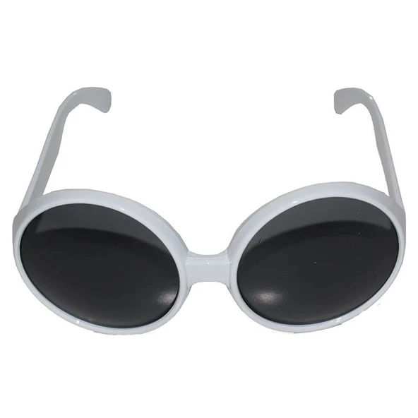 MDB 80 li Yıllar Beyaz Renk Nostalji Yeşilçam Parti Gözlüğü ürün görseli 1