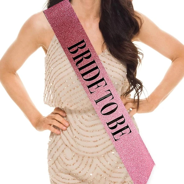 MDB Pembe Bride To Be Kuşak Kemer ürün görseli 1