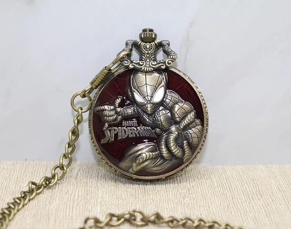 MDB Spiderman Tasarımlı Köstekli Saat ürün görseli 1