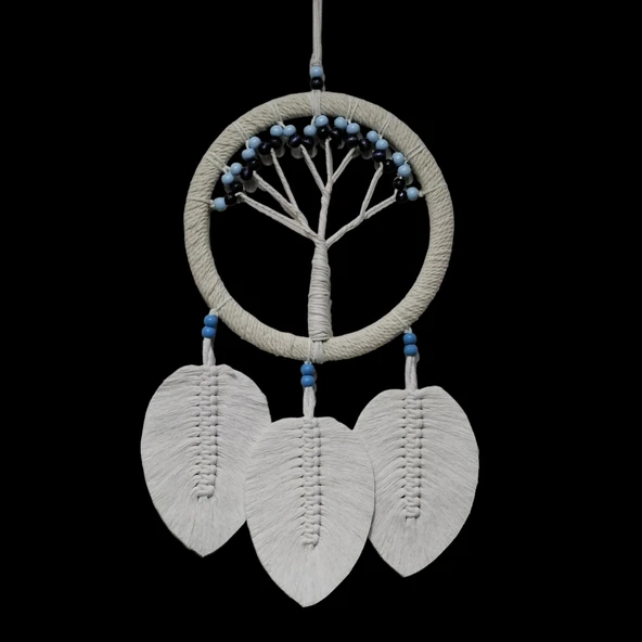 MDB Rüya Kovan Hayat Ağacı Dream Catcher Ekru - Resim 2