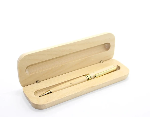 MDB Ahşap Kutulu Tükenmez Kalem Model 1 ürün görseli 1