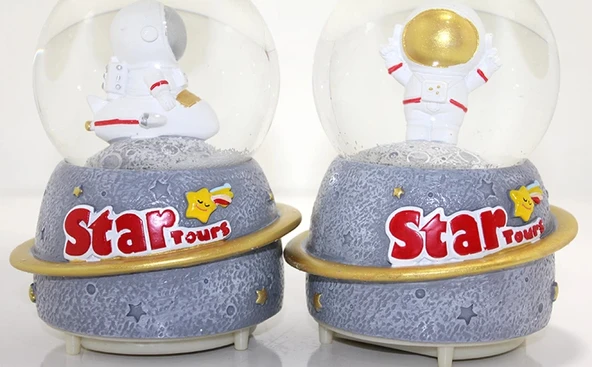 MDB Kar Küresi Işıklı Müzikli 13 Cm - Resim 2