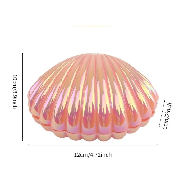MDB LED Işıklı Kendin Yap Deniz Kabuğu Tasarımlı Lale Lamba - Resim 5