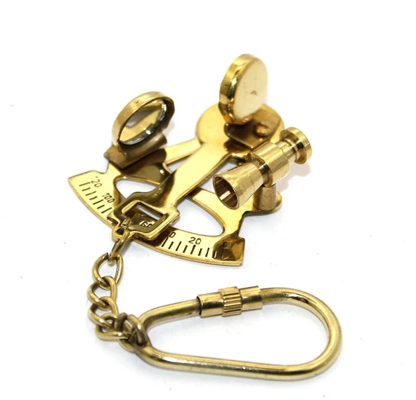 MDB Pirinç Sekstant Anahtarlık ürün görseli 1